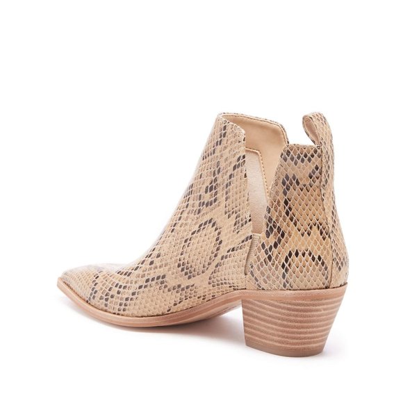 NWB SOLE SOCIETY Laurelah Croc Embossed Bootie 9.5 - Picture 3 of 4